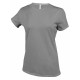 T-Shirt Col Rond Manches Courtes Femme, Couleur : Oxford Grey, Taille : 3XL