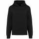 Sweatshirt à Capuche Molleton Oversize Unisexe, Couleur : Black, Taille : XXS