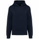 Sweatshirt à Capuche Molleton Oversize Unisexe, Couleur : Navy, Taille : XXS