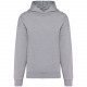 Sweatshirt à Capuche Molleton Oversize Unisexe, Couleur : Oxford Grey, Taille : XXS
