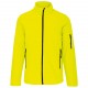 VESTE SOFTSHELL, Couleur : Fluorescent Yellow, Taille : S