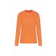 Sweat-Shirt Écoresponsable Col Rond Enfant , Couleur : Light Orange, Taille : 4 / 6 Ans
