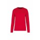 Sweat-Shirt Écoresponsable Col Rond Enfant , Couleur : Red, Taille : 4 / 6 Ans