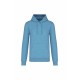 Sweat-Shirt Écoresponsable à Capuche Homme, Couleur : Cloudy Blue Heather, Taille : 4XL