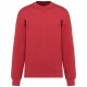 Sweat-Shirt Écoresponsable Oversize à Col Rond Unisexe, Couleur : Terracotta Red, Taille : XS