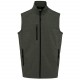 Bodywarmer Softshell Homme, Couleur : Marl Green, Taille : S