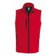 Bodywarmer Softshell, Couleur : Red (Rouge), Taille : S