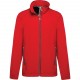 Veste Softshell 2 couches homme, Couleur : Red (Rouge), Taille : S