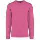 Sweat-Shirt Col Rond Unisexe, Couleur : Candyfloss, Taille : XS