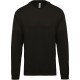 Sweat-shirt col rond, Couleur : Dark Grey, Taille : XS