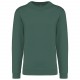 Sweat-Shirt Col Rond Unisexe, Couleur : Earthy Green, Taille : XS