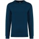 Sweat-Shirt Col Rond Unisexe, Couleur : Ink Blue, Taille : XS