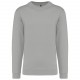 Sweat-Shirt Col Rond Unisexe, Couleur : Sweet Grey, Taille : XS
