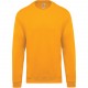 Sweat-shirt col rond, Couleur : Yellow (jaune), Taille : XS