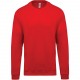Sweat-shirt col rond enfant, Couleur : Red (Rouge), Taille : 10 / 12 Ans