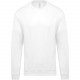 Sweat-shirt col rond enfant, Couleur : White (Blanc), Taille : 4 / 6 Ans