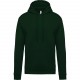Sweat-shirt capuche homme, Couleur : Forest Green, Taille : XS