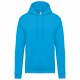 Sweat-Shirt Capuche Homme, Couleur : Hawaii Blue, Taille : XS