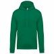 Sweat-Shirt Capuche Homme, Couleur : Kelly Green, Taille : XS