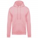 Sweat-Shirt Capuche Homme, Couleur : Pale Pink, Taille : XS
