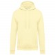 Sweat-Shirt Capuche Homme, Couleur : Straw Yellow, Taille : XS
