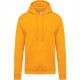 Sweat-shirt capuche homme, Couleur : Yellow (jaune), Taille : XS