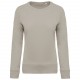 Sweat-Shirt Bio Col Rond Manches Raglan Femme, Couleur : Clay, Taille : L