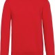 Sweat-Shirt Col Rond, Couleur : Red (Rouge), Taille : XS