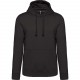 Sweat-Shirt Capuche Homme, Couleur : Dark Grey, Taille : XS