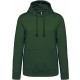 Sweat-Shirt Capuche Homme, Couleur : Forest Green, Taille : XS