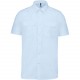 Chemise Pilote Manches Courtes Homme, Couleur : Sky Blue, Taille : S