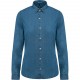 Chemise Chambray femme, Couleur : Chambray Blue, Taille : XS