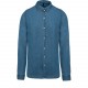 Chemise Chambray homme, Couleur : Chambray Blue, Taille : S