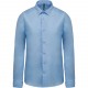 Chemise popeline manches longues homme, Couleur : Bright Sky, Taille : 3XL