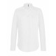 Chemise Col Mao Manches Longues Femme, Couleur : White (Blanc), Taille : S