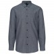 Chemise Oxford Manches Longues, Couleur : Oxford Shadow Navy, Taille : 3XL