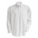 Chemise Oxford Manches Longues, Couleur : White (Blanc), Taille : 3XL
