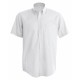 Chemise Oxford Manches Courtes, Couleur : White (Blanc), Taille : 3XL