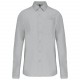 Chemise Popeline Manches Longues, Couleur : Snow Grey, Taille : 3XL