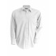 Chemise Popeline Manches Longues, Couleur : White (Blanc), Taille : 3XL