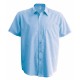 Chemise Popeline Manches Courtes, Couleur : Bright Sky, Taille : 3XL