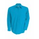 Chemise Manches Longues : Jofrey , Couleur : Bright Turquoise, Taille : 3XL