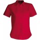 Chemise Manches Courtes Femme : Judith , Couleur : Classic Red, Taille : 3XL