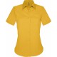 Chemise Manches Courtes Femme : Judith , Couleur : Yellow (jaune), Taille : 3XL