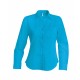 Chemise Manches Longues Femme : Jessica , Couleur : Bright Turquoise, Taille : 3XL