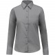 Jessica > Chemise Manches Longues Femme, Couleur : Marl Storm Grey, Taille : 3XL