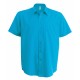 Chemise Manches Courtes : Ace , Couleur : Bright Turquoise, Taille : 4XL