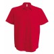 Chemise Manches Courtes : Ace , Couleur : Classic Red, Taille : 4XL