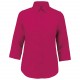 Chemise Manches 3/4 Femme, Couleur : Fuchsia, Taille : S
