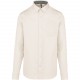 Chemise Coton Manches Longues Nevada Homme, Couleur : Angora, Taille : XS